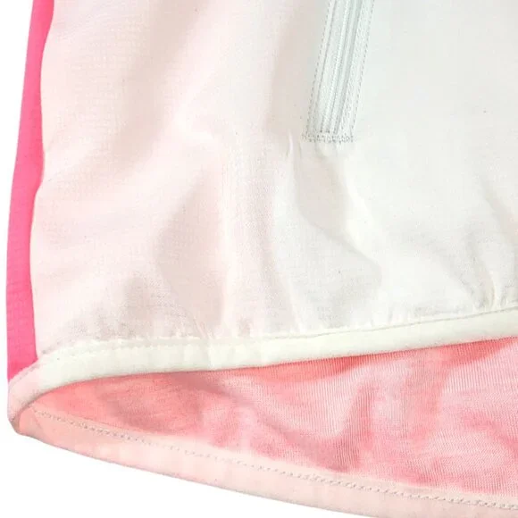 PENNANT-Woman's Sportswear-Jacket-SIZE SMALL-Quarter Zip-Hoodie-Pink-White-NWT - Picture 7 of 14